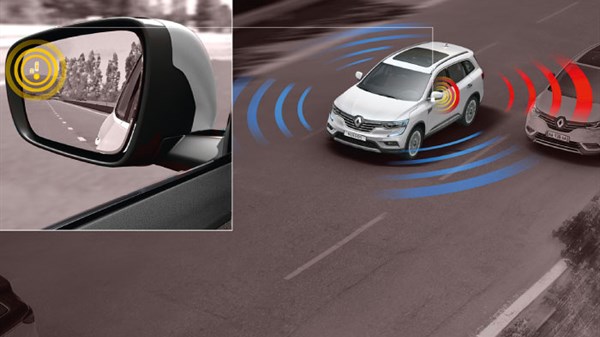 koleos blind spot detection